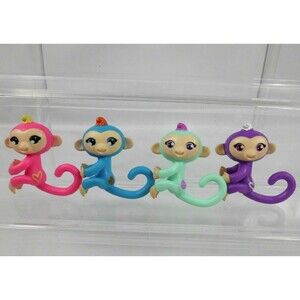 Fingerlings Minis Collection Figures Monkey Lot of 4 WowWee Toy Blind Bag